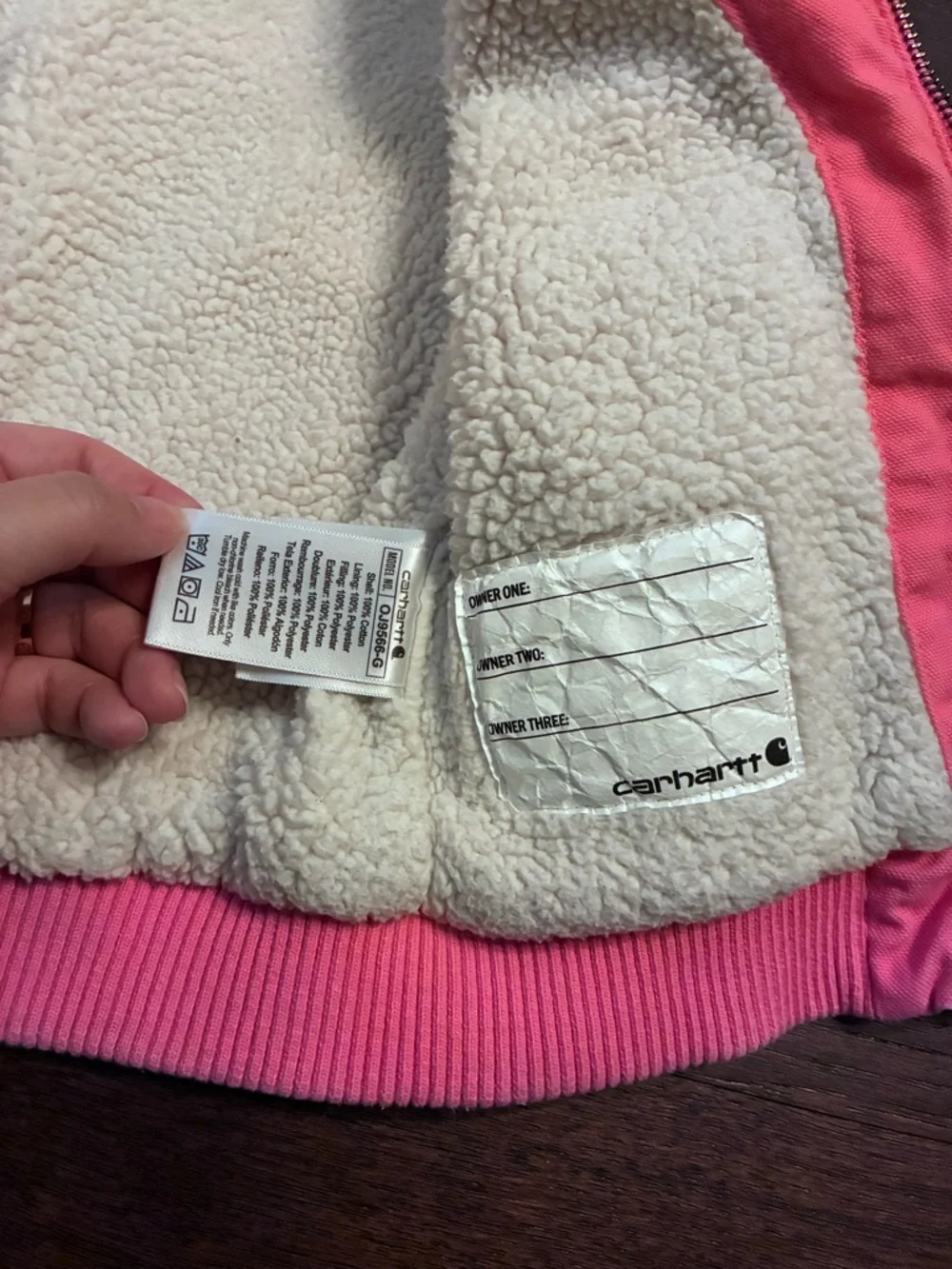 Carhartt Girls' Canvas Active Hooded Insulated Jacket